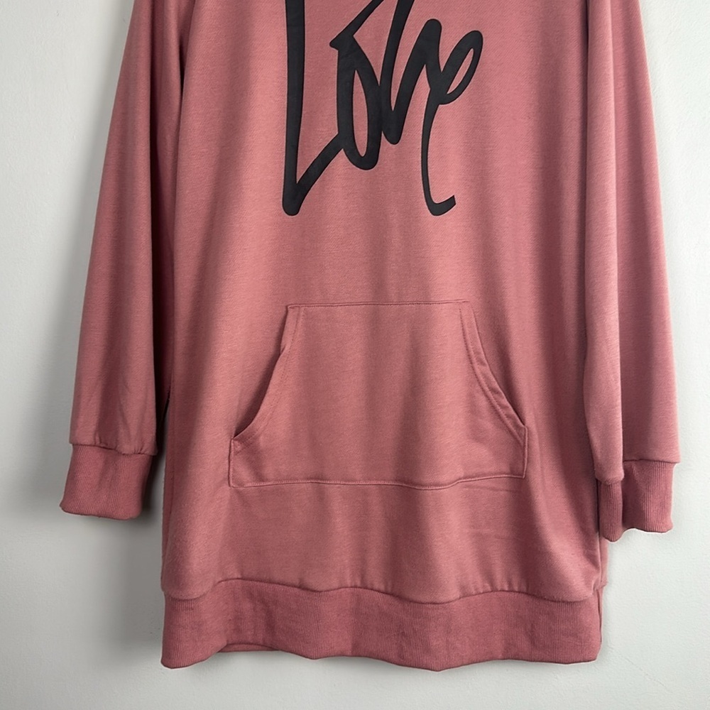 PRETTYGARDEN Womens Hooded Sweatshirt Dress Long Sleeve Pullover Hoodie Size XL - Picture 6 of 16